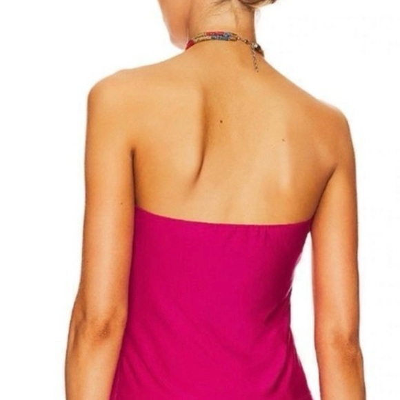 Veronica Beard Vibrant Fuchsia Pink Top - Picture 5 of 11
